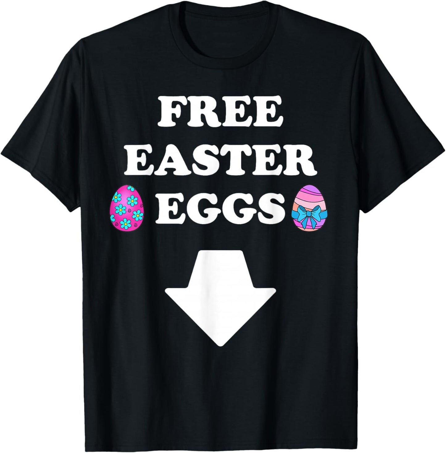 Funny Inappropriate Easter Men T-Shirt - T-Shirt | Black
