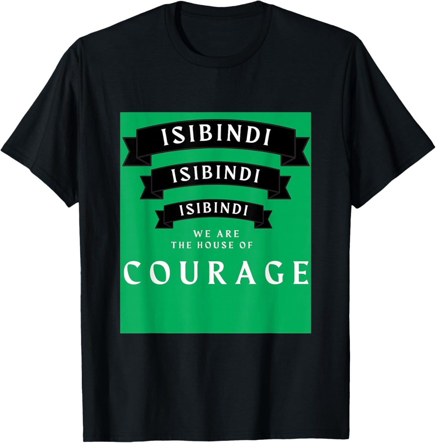 ISIBINDI House of Courage, RCA Givers School Courageous Art T-Shirt - T-Shirt | Black