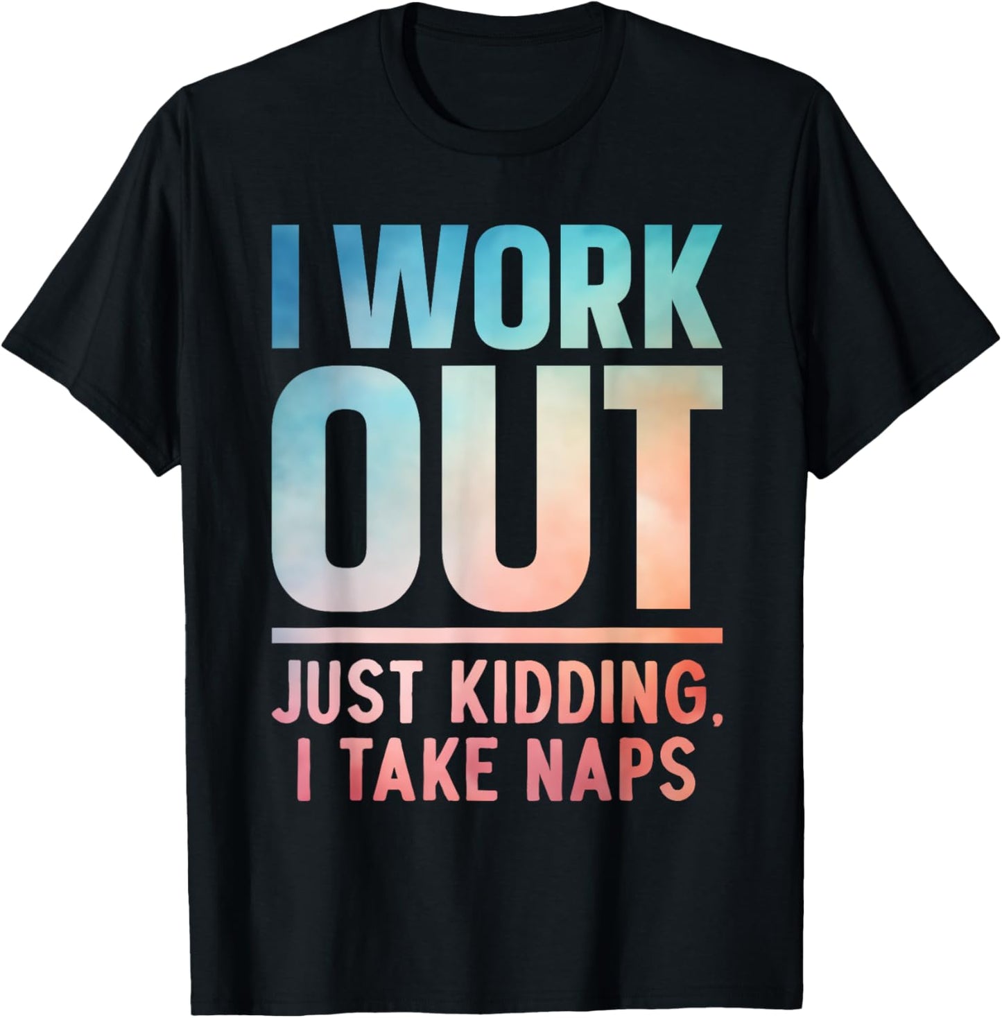 Funny Nap Art Women Work Out Sleep Napping Nap Lover T-Shirt - T-Shirt | Black