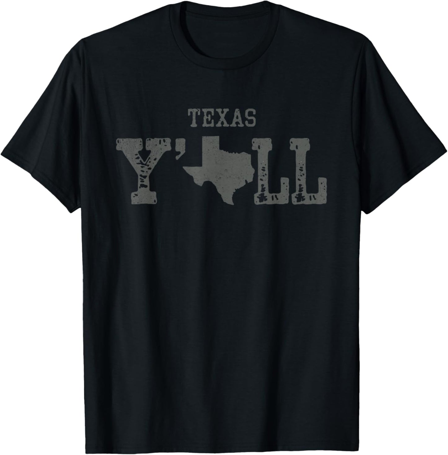 Texas Retro Vintage T-Shirt - T-Shirt | Black