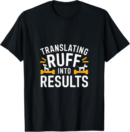 Funny Dog Trainer T-Shirt - T-Shirt | Black