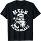 Retro Christmas Surf, Mele Kalikimaka Santa Shaka Hawaii T-Shirt - T-Shirt | Black