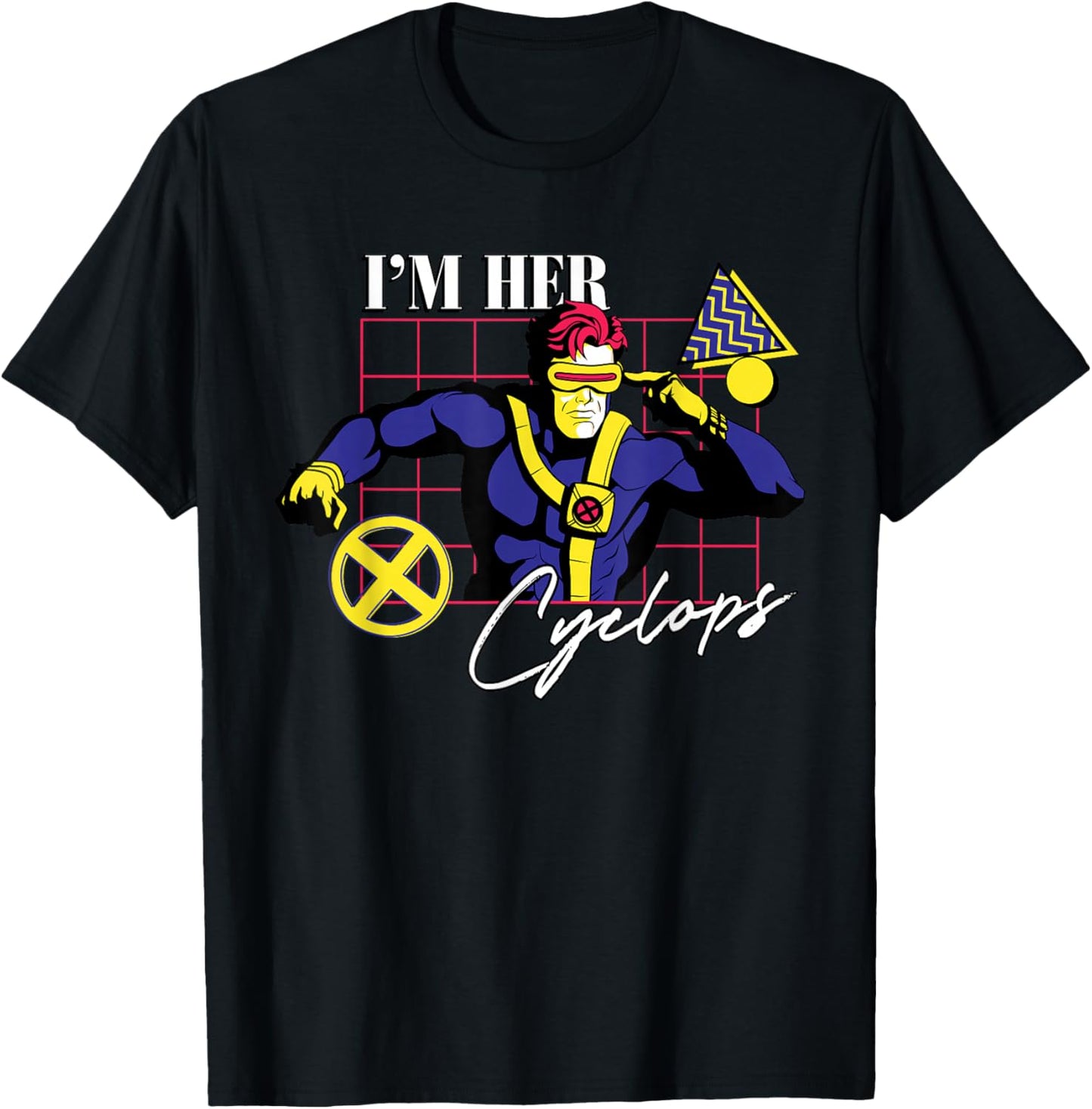 Marvel Super Heroes X-Men Couples Matching I’m Her Cyclops T-Shirt - T-Shirt | Black