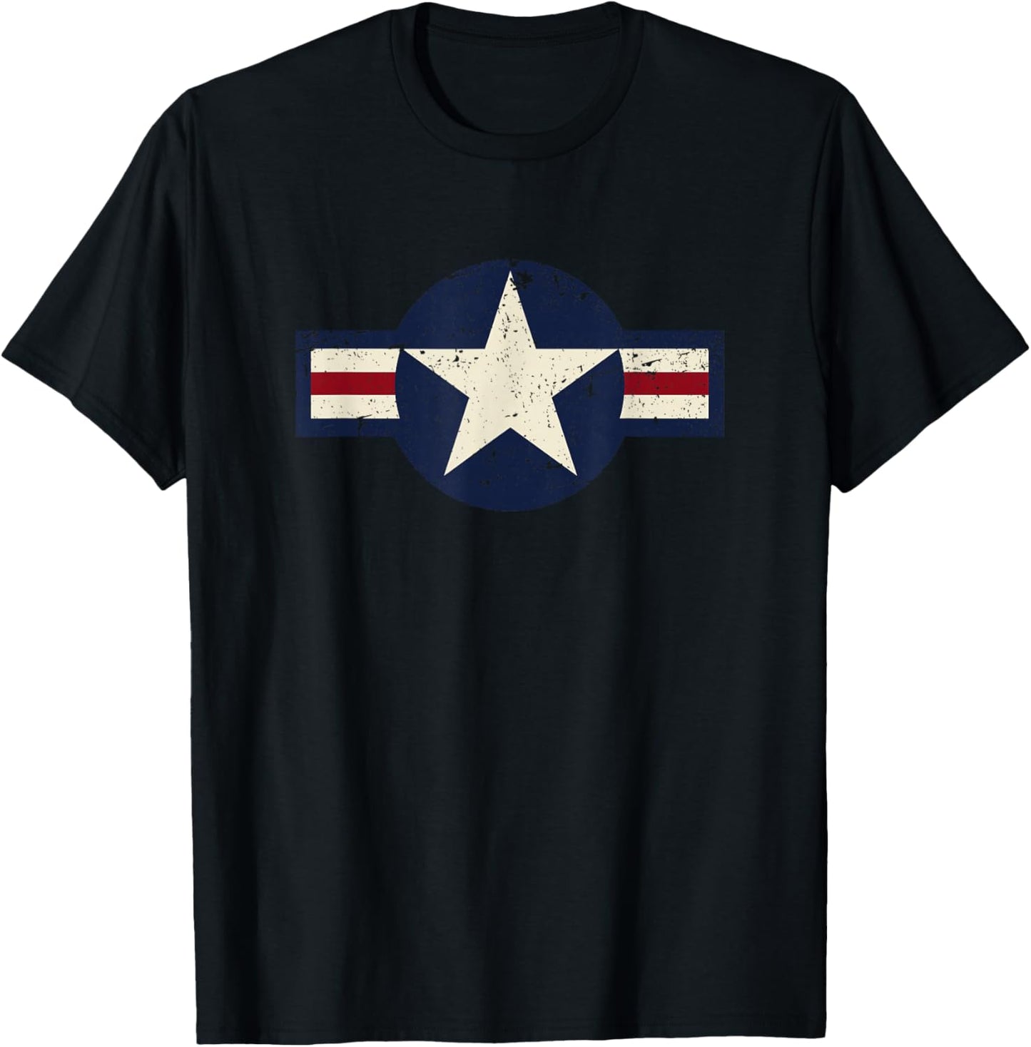 Millésime 1947 à présent Style Aviation Militaire américaine Roundel T-Shirt - T-Shirt | Black