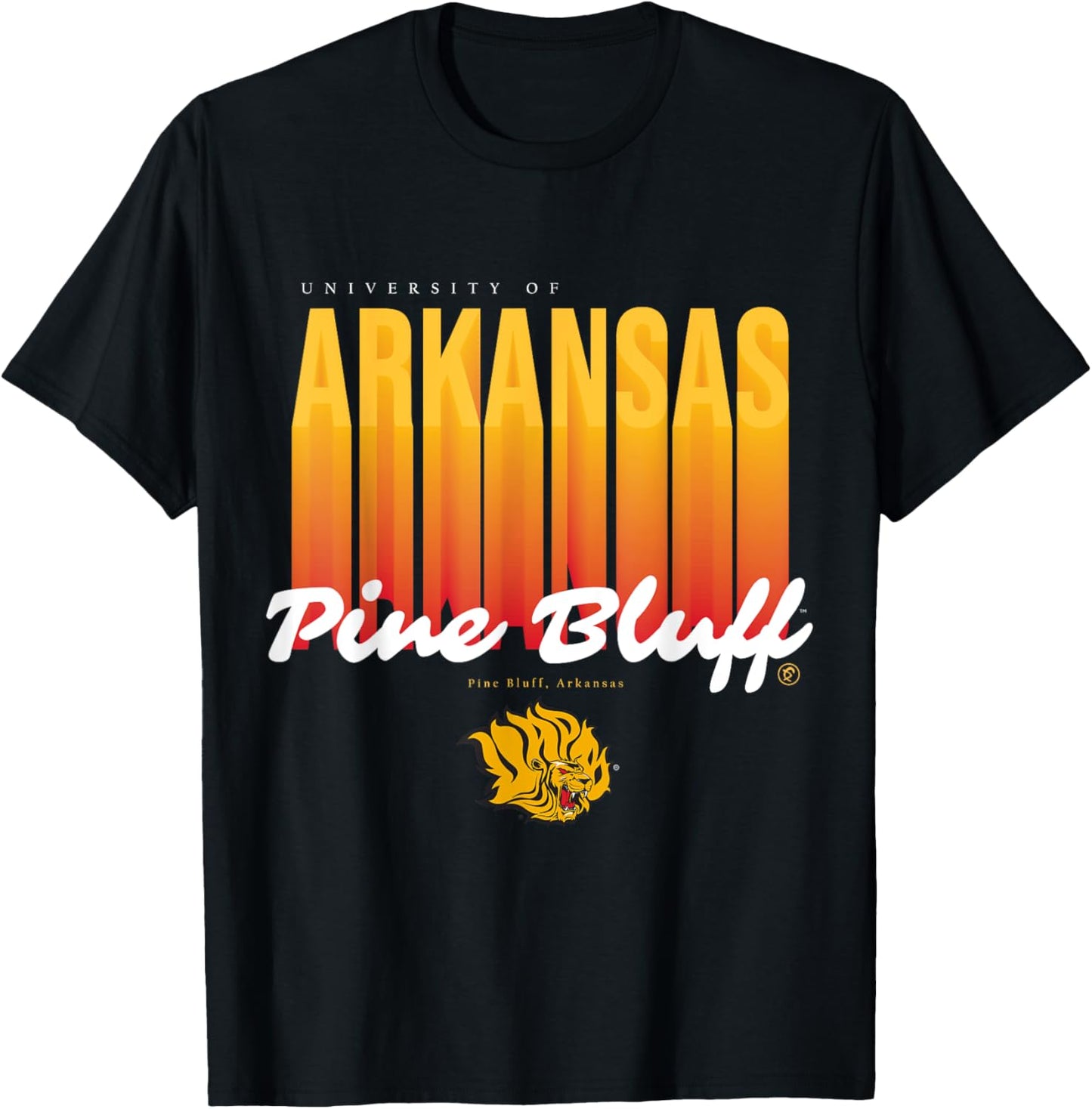 The Yard Essentials - Arkansas Pine Bluff - UAPB Fade T-Shirt - T-Shirt | Black