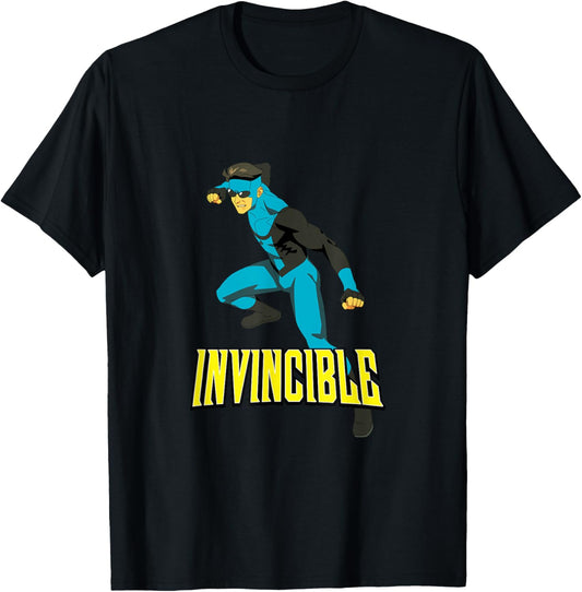 Invincible Season 3 Blue Suit T-Shirt - T-Shirt | Black