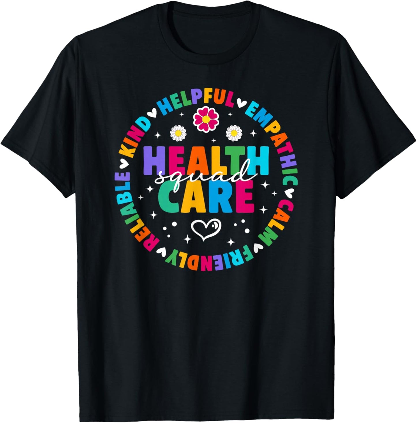 Healthcare Squad Healthcare Worker Team Healthcare Workers T-Shirt - T-Shirt | Black