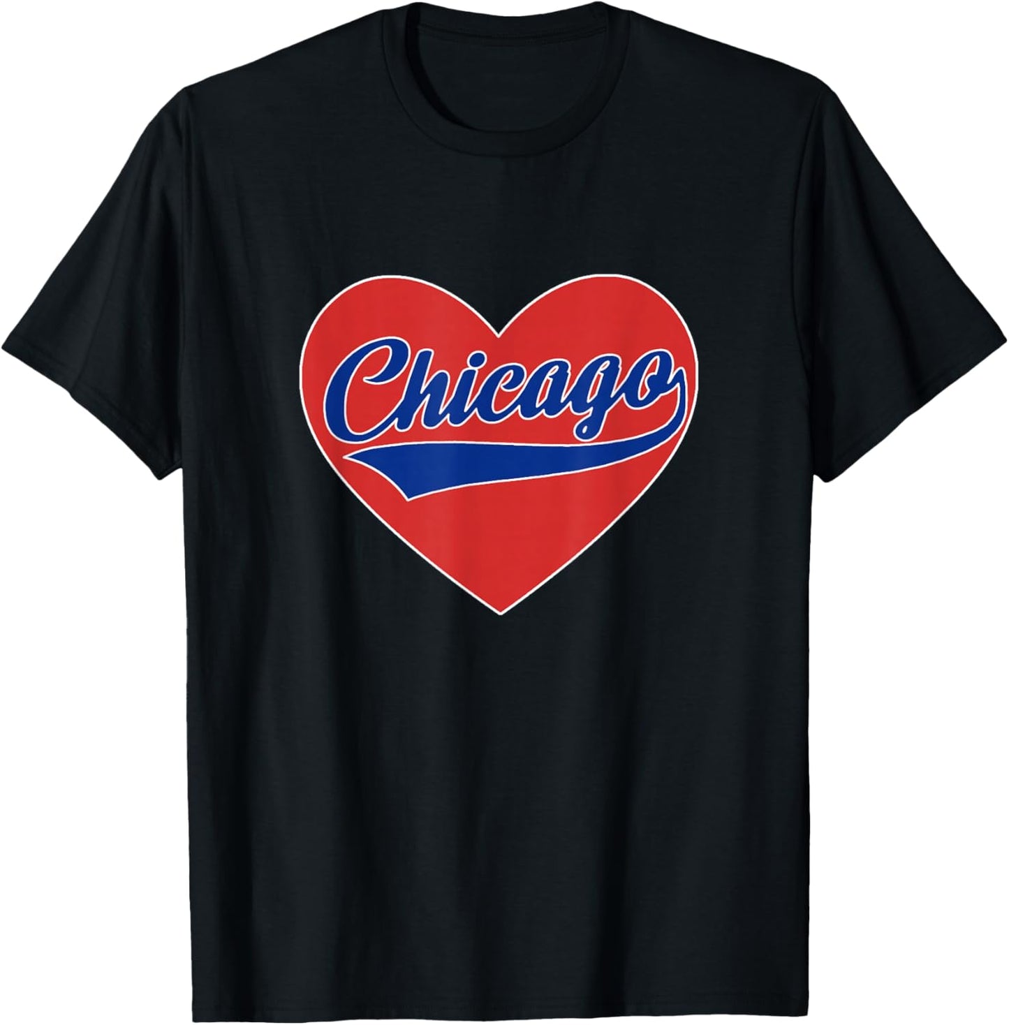 CHICAGO - Throwback Design - Classic T-Shirt - T-Shirt | Black