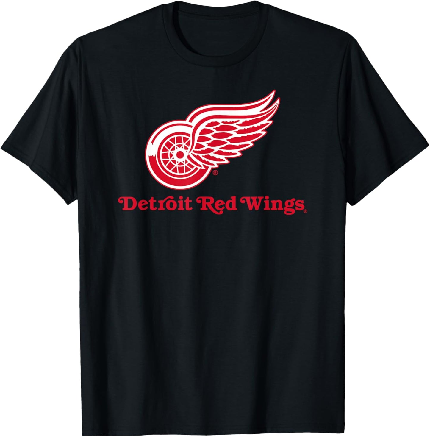 Detroit Red Wings Power Play Officially Licensed T-Shirt - T-Shirt | Black