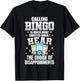 Bingo Player Funny Bingo Game Night T-Shirt - T-Shirt | Black