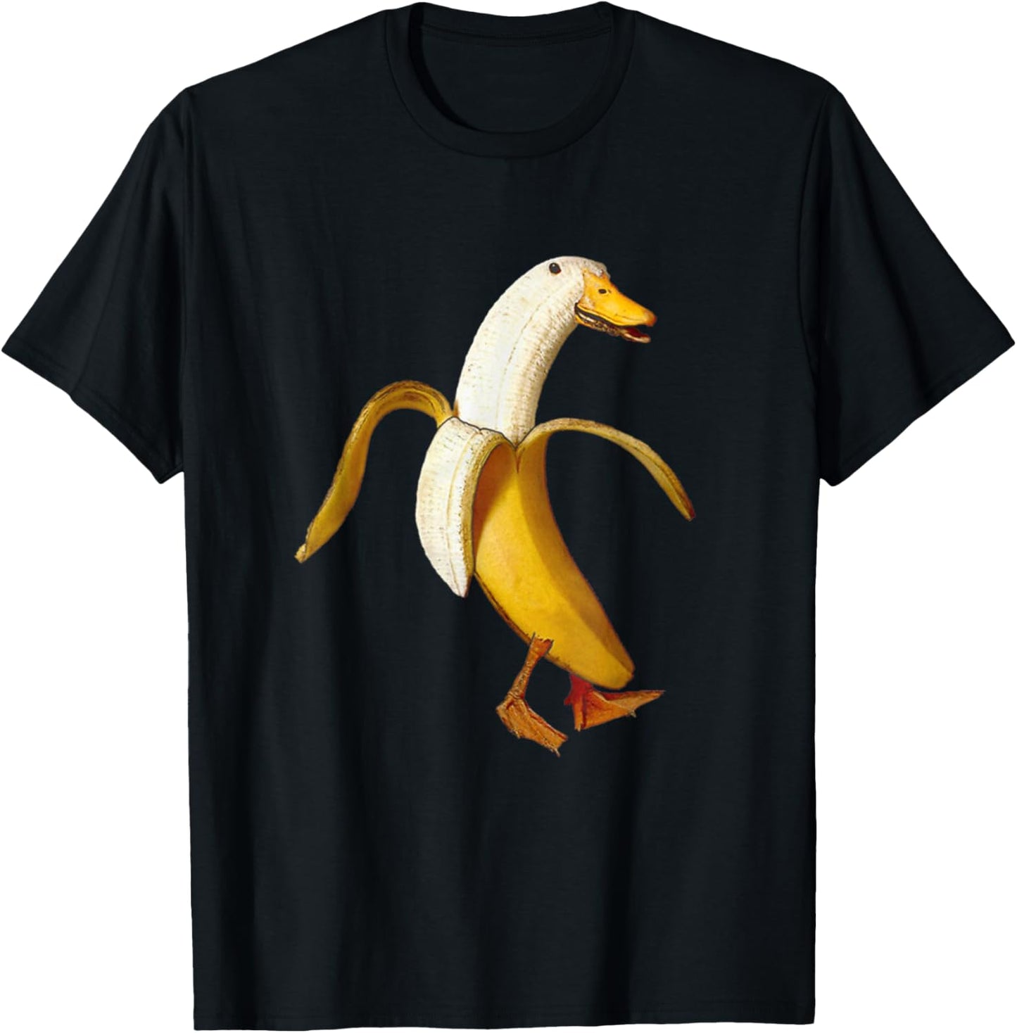 Banana Goose Duck: A Funny Animal T-Shirt - T-Shirt | Black