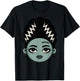Cute Monster Bride Face Kawaii Halloween Costume T-Shirt - T-Shirt | Black