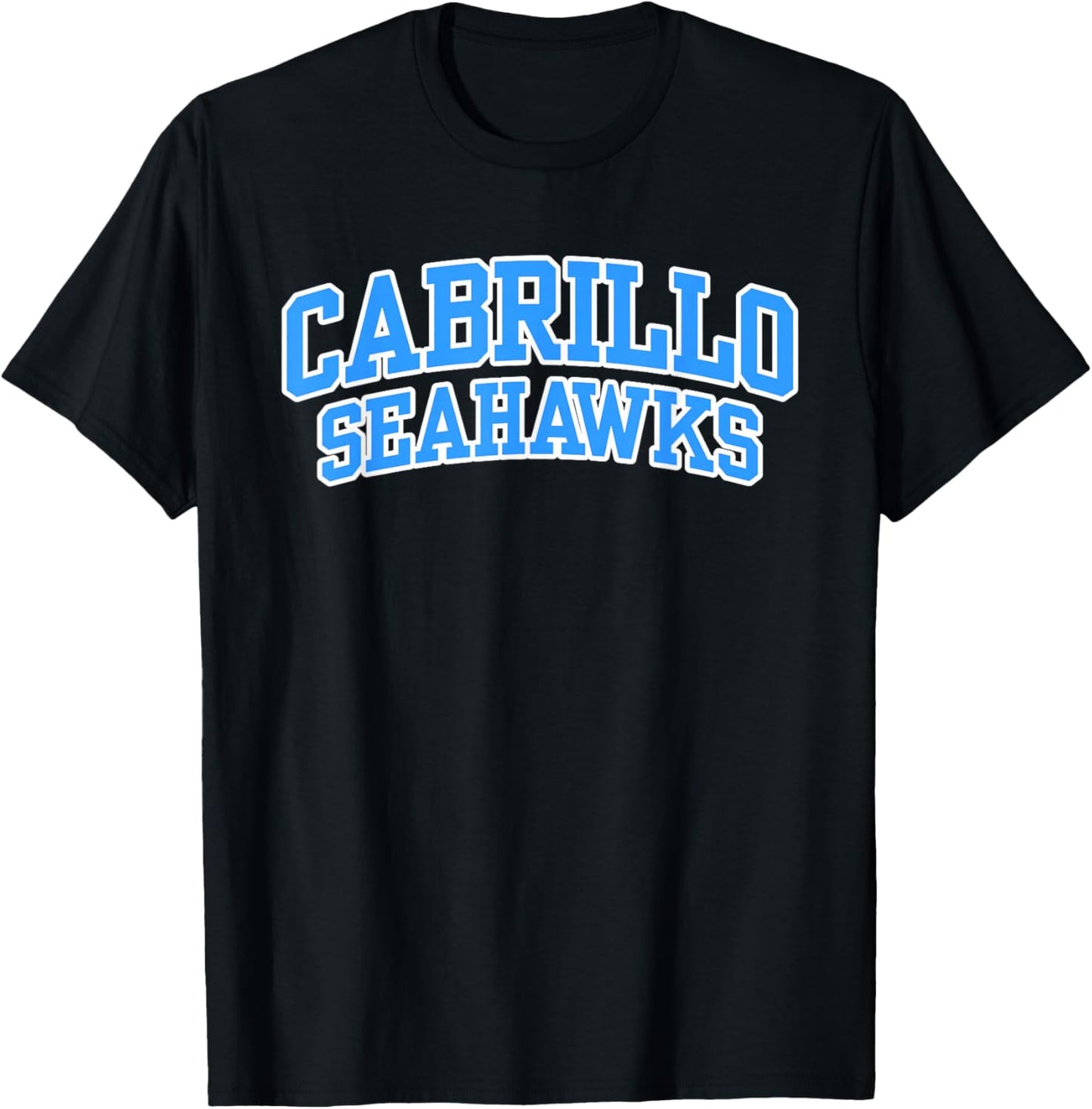 Cabrillo College Seahawks Apparel Sports Fan T-Shirt - T-Shirt | Black