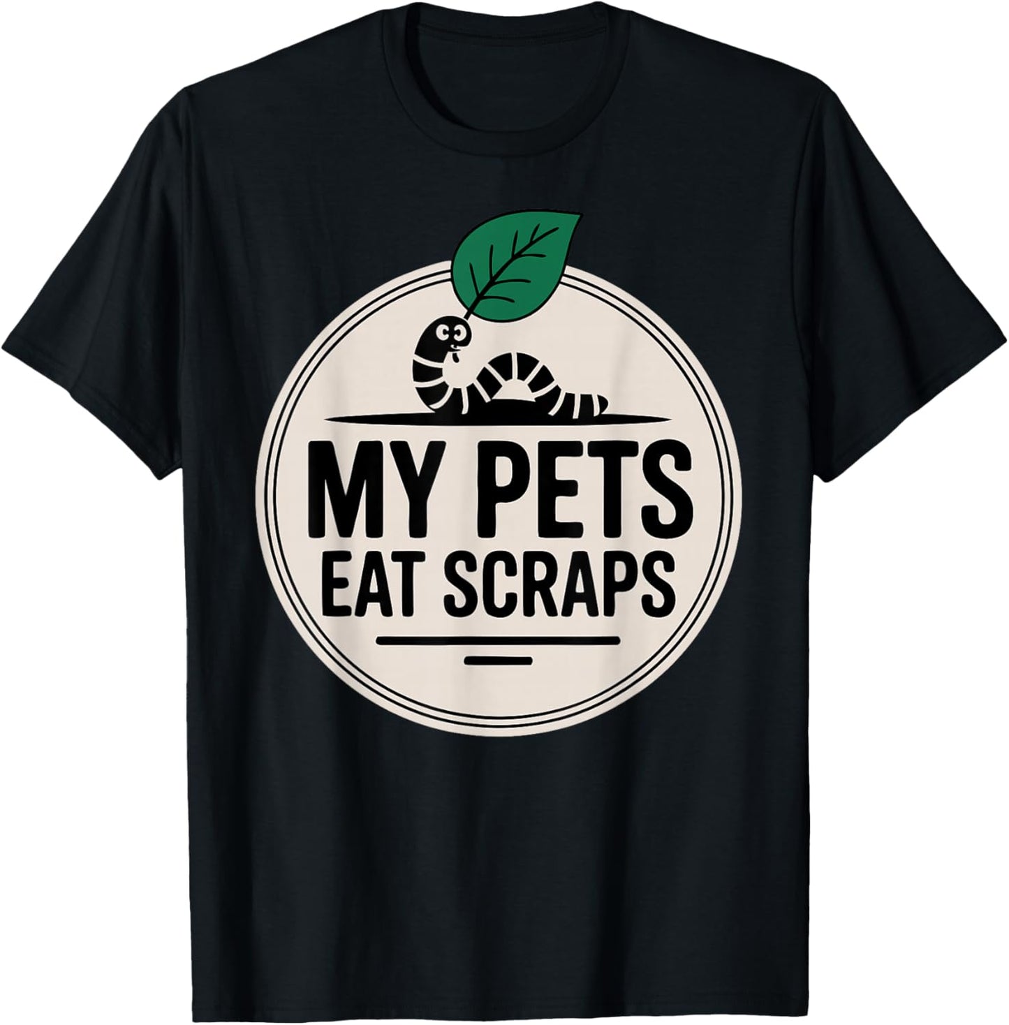 Funny Worm Composter Vermicomposting Earthworms T-Shirt - T-Shirt | Black