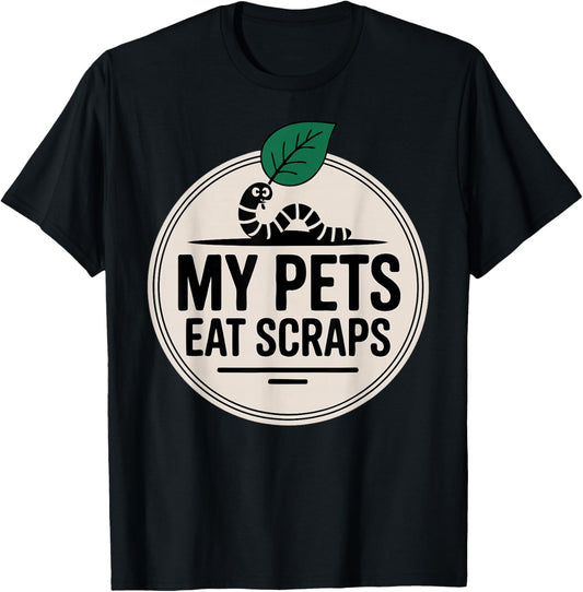 Funny Worm Composter Vermicomposting Earthworms T-Shirt - T-Shirt | Black