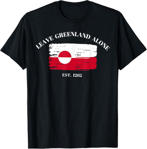 Leave Greenland Alone T-Shirt - T-Shirt | Black