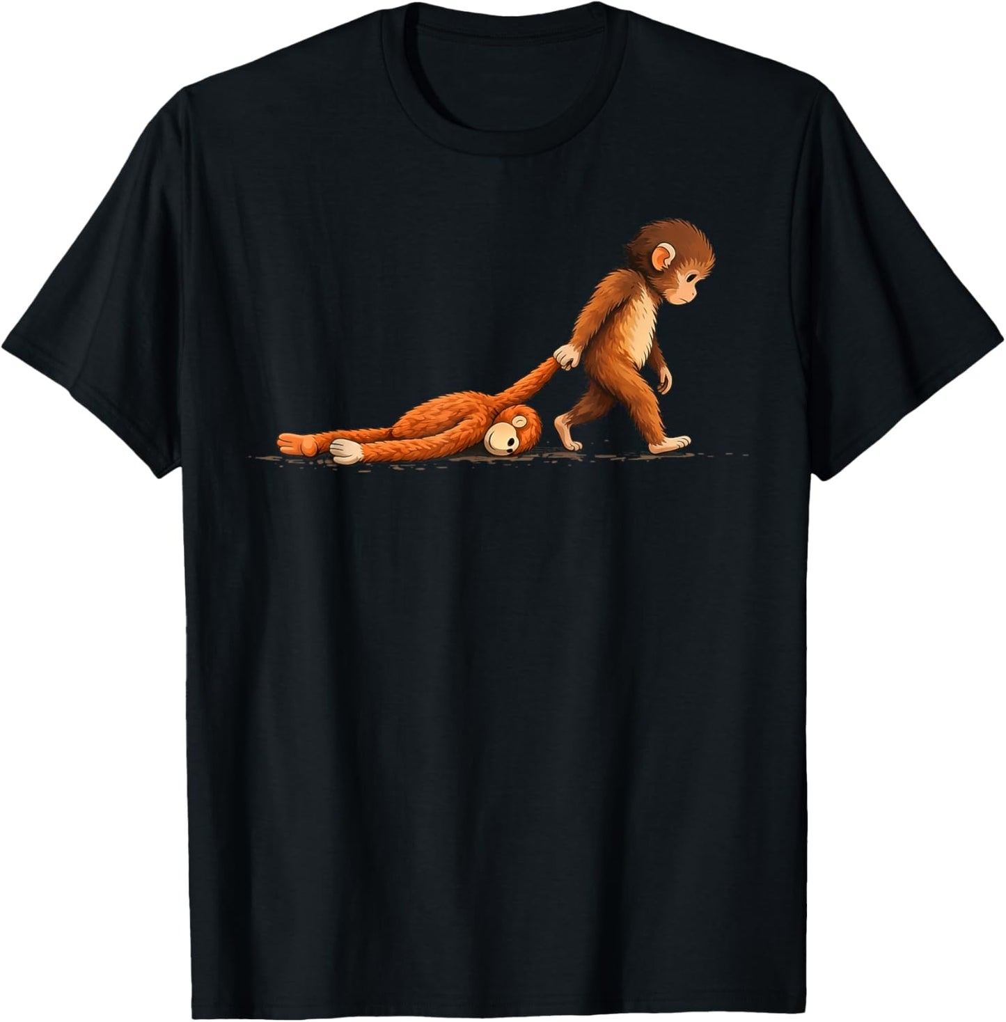 Baby Monkey Punch T-Shirt - T-Shirt | Black