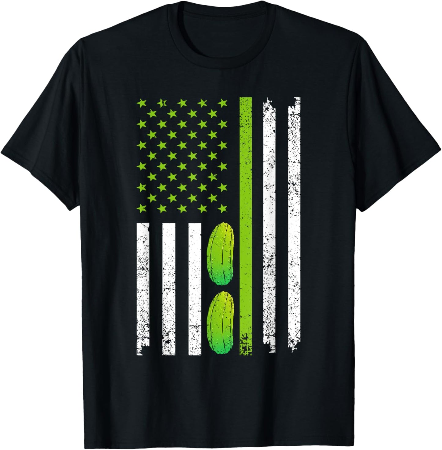 Pickle Design Women Kids Gag Pickle Novelty Costume T-Shirt - T-Shirt | Black