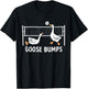 Goose Bumps Volleyball Set Spike Funny Volleyball Team T-Shirt - T-Shirt | Black