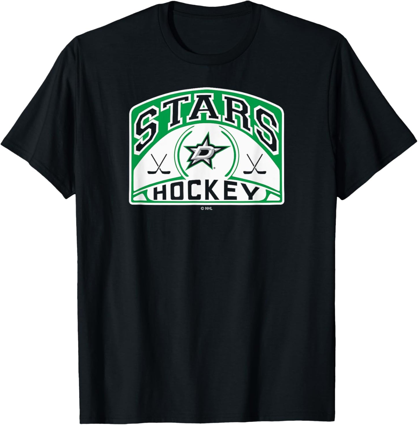 Dallas Stars Glide Black Officially Licensed T-Shirt - T-Shirt | Black