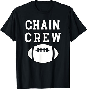 Football Chain Crew Football Team T-Shirt - T-Shirt | Black