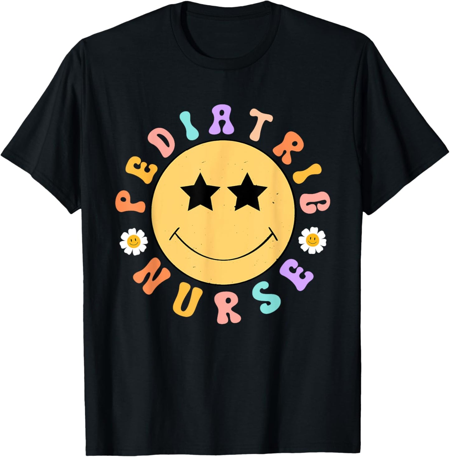 Pediatric Nurse PEDS Nursing Appreciation Pediatric Smile T-Shirt - T-Shirt | Black