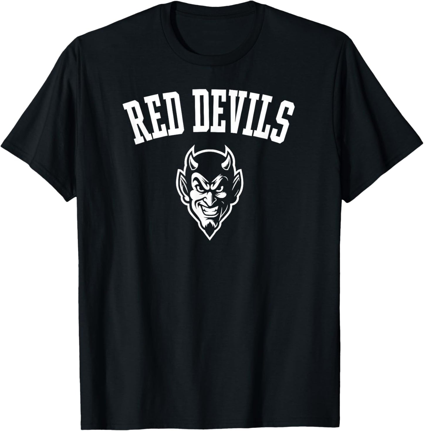 Red Devils Mascot for Youth Teams Players and Fans T-Shirt - T-Shirt | Black