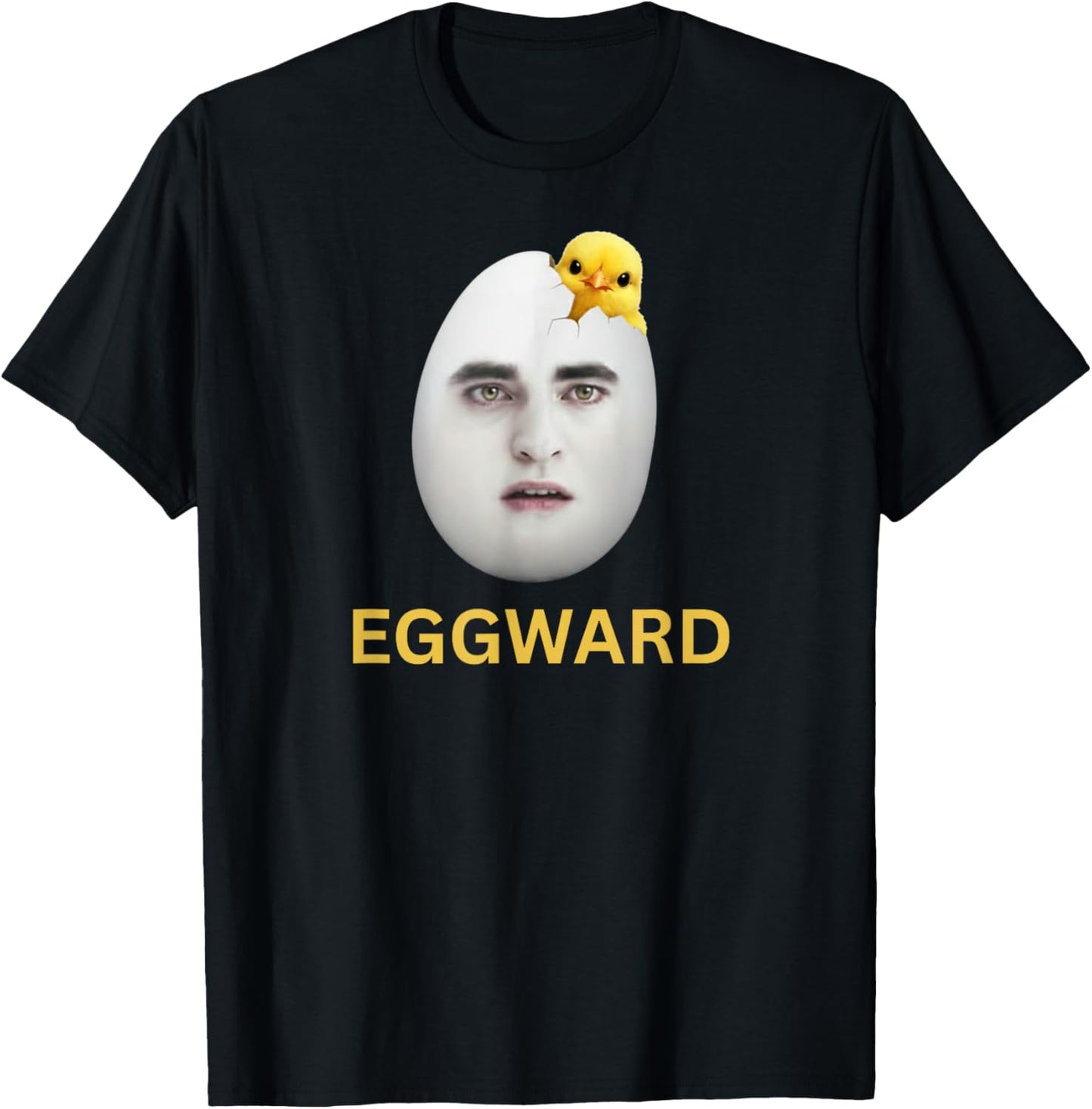 Unique Eggward Design T-Shirt - T-Shirt | Black