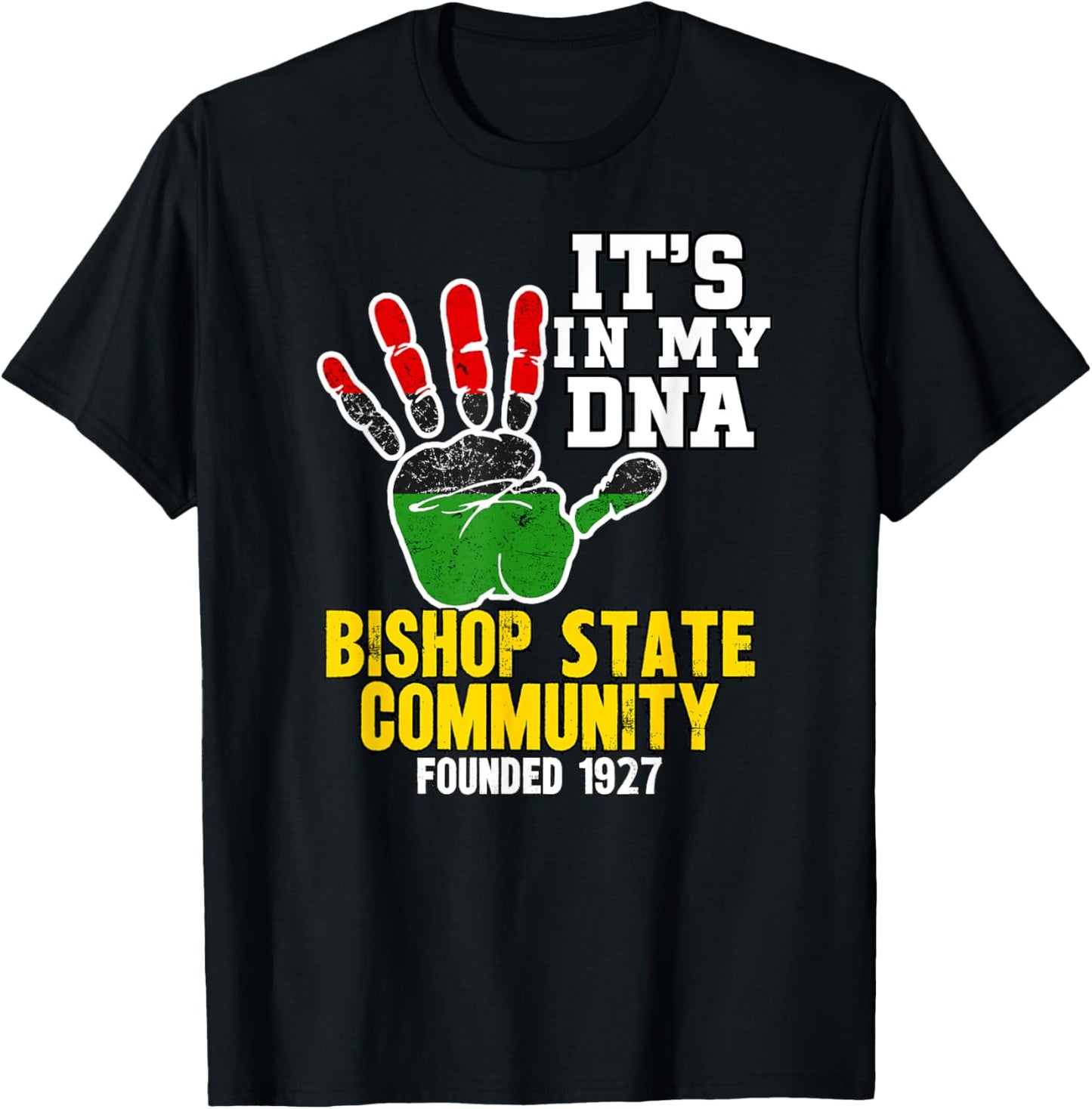 Bishop State Community, BSCC, Souvenir HBC Design T-Shirt - T-Shirt | Black