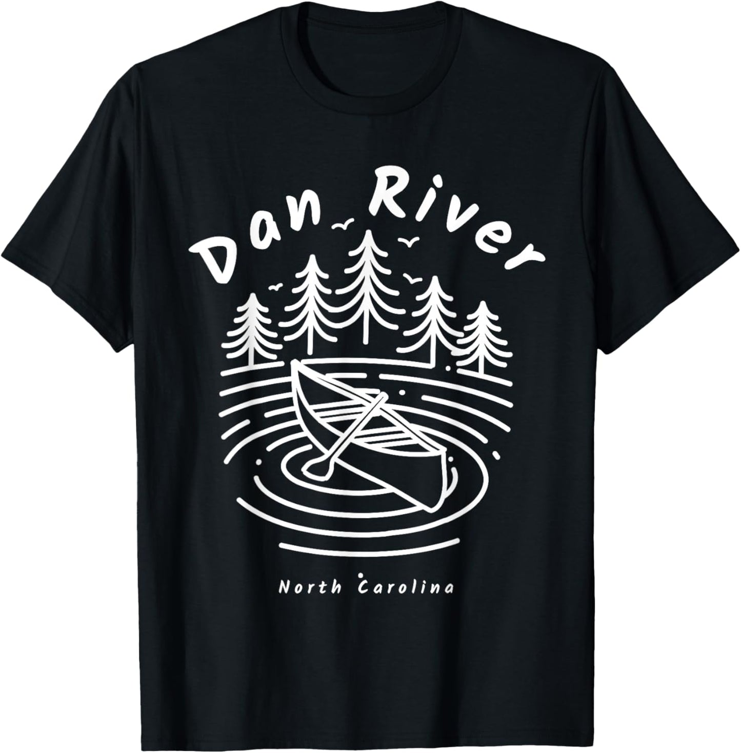 Dan River North Carolina T-Shirt - T-Shirt | Black