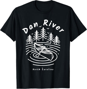 Dan River North Carolina T-Shirt - T-Shirt | Black