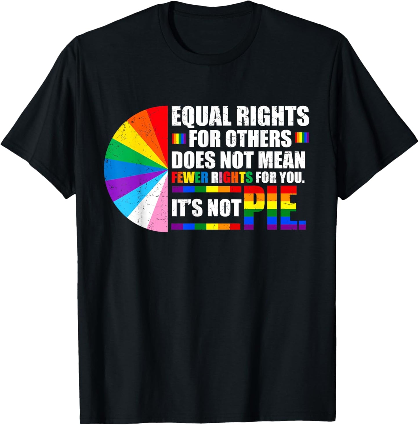 LGBTQ Equal Rights Gay Pride Month Rights Men Kids T-Shirt - T-Shirt | Black
