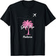 Mallorca Girls Trip Party Urlaub Outfit Palme Mallorca T-Shirt - T-Shirt | Black