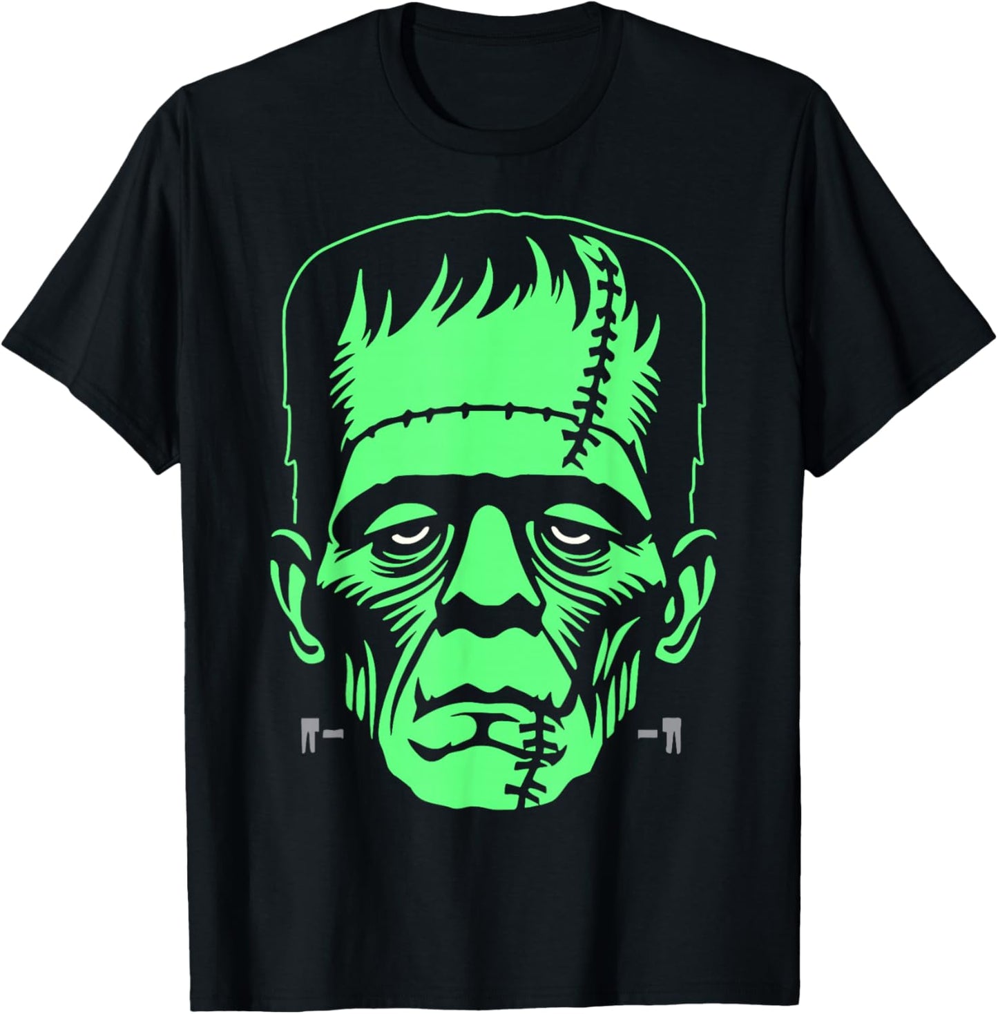 Frankenstein Monster Halloween Costume T-Shirt - T-Shirt | Black