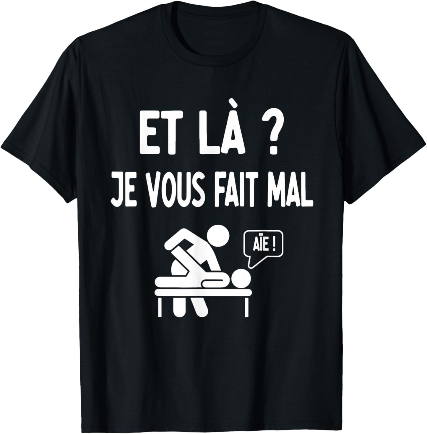 Physical Funny Funny Physiotherapist T-Shirt - T-Shirt | Black