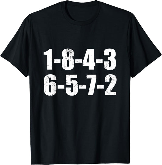 18436572 Funny Firing Order Small Block Engine T-Shirt - T-Shirt | Black