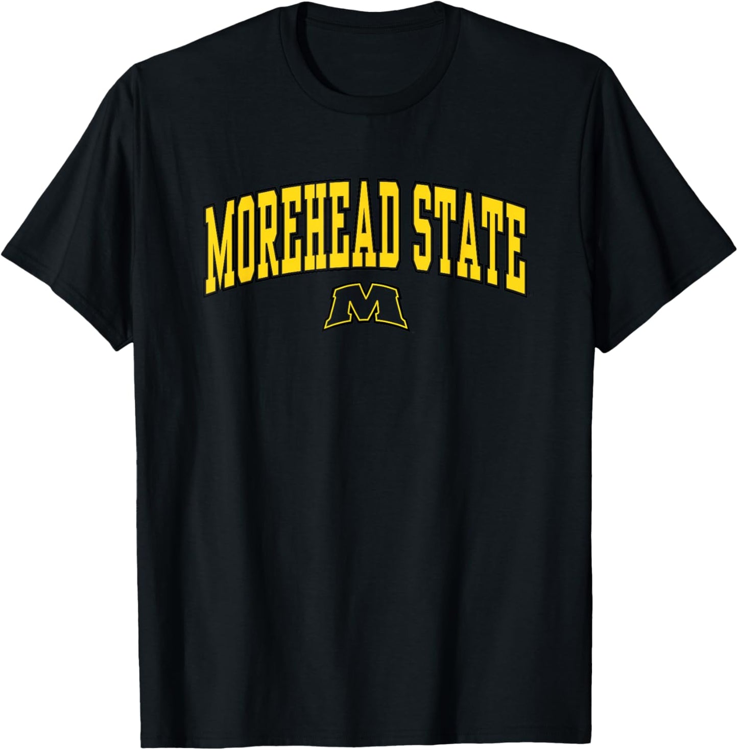 Morehead State Eagles Arch Over Blue Officially Licensed T-Shirt - T-Shirt | Black