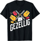 Gezellig Holland Dutch Tulip Netherlands T-Shirt - T-Shirt | Black