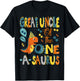 Great Uncle Of The One-A-Saurus 1St Birthday Dinosaur Party T-Shirt - T-Shirt | Black