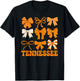 Tennessee Groovy Coquette Bow Design Girls Kids T-Shirt - T-Shirt | Black