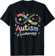 Autism Awareness Infinity Symbol Accept Understand Love T-Shirt - T-Shirt | Black