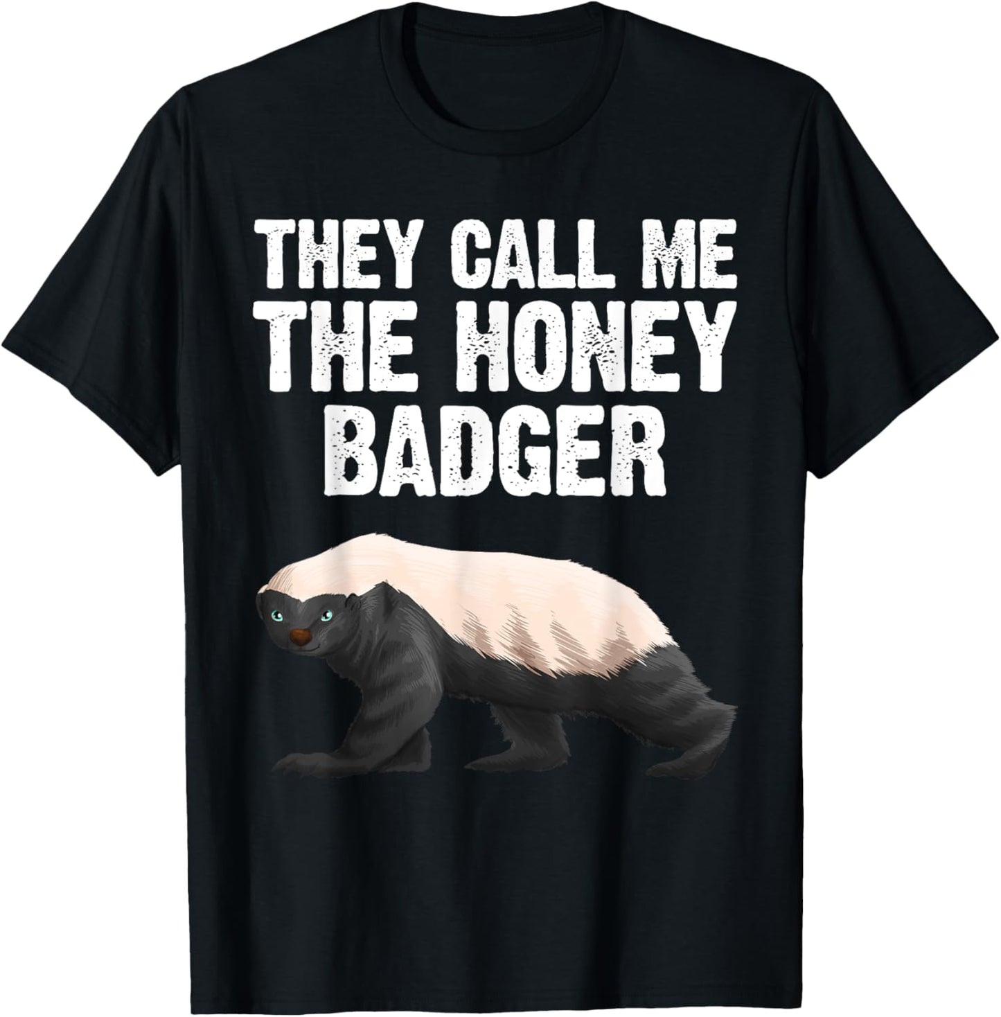 Cool Honey Badger Design Women Honey Badger Lover T-Shirt - T-Shirt | Black