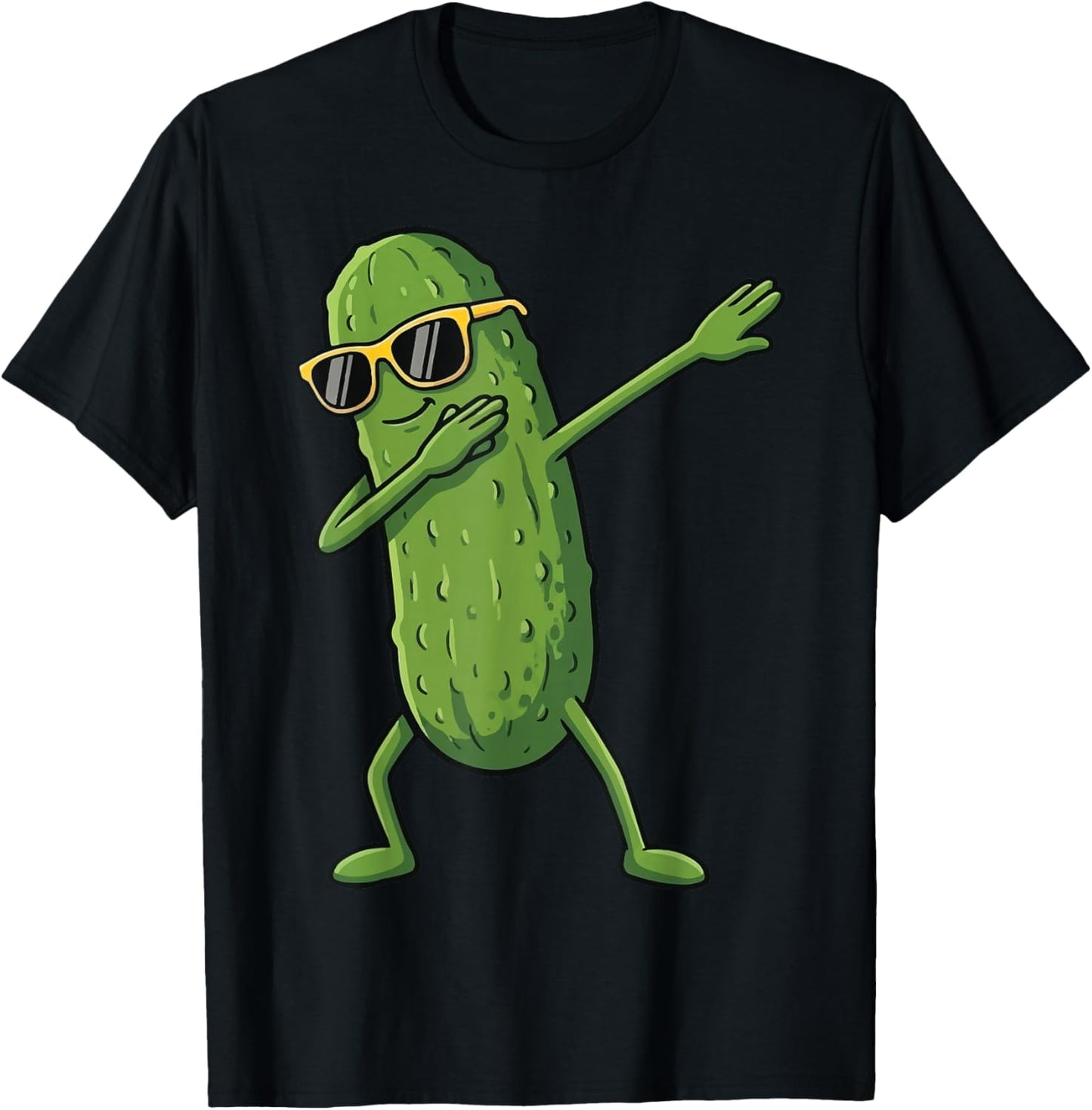 Pickle Dabbing T-Shirt - T-Shirt | Black
