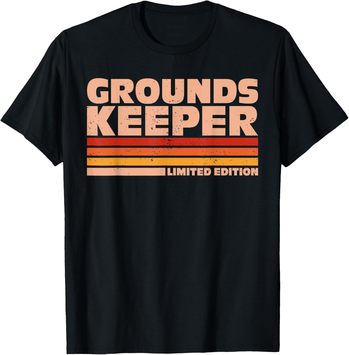 Groundskeeper Retro Sunrise T-Shirt - T-Shirt | Black