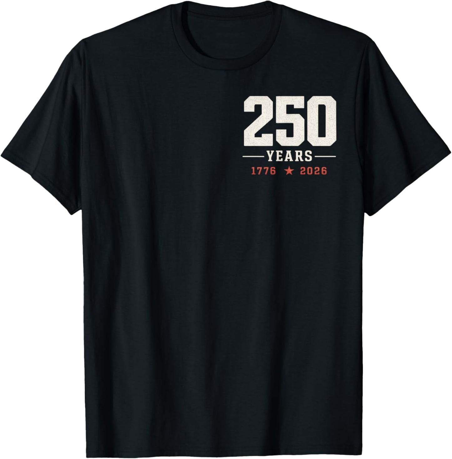 250 Anniversary USA Men Women Kids 250 Years American 250th T-Shirt - T-Shirt | Black