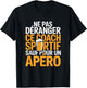 Men's Sports Coach Aperitif Humour Gift Funny Beer T-Shirt - T-Shirt | Black