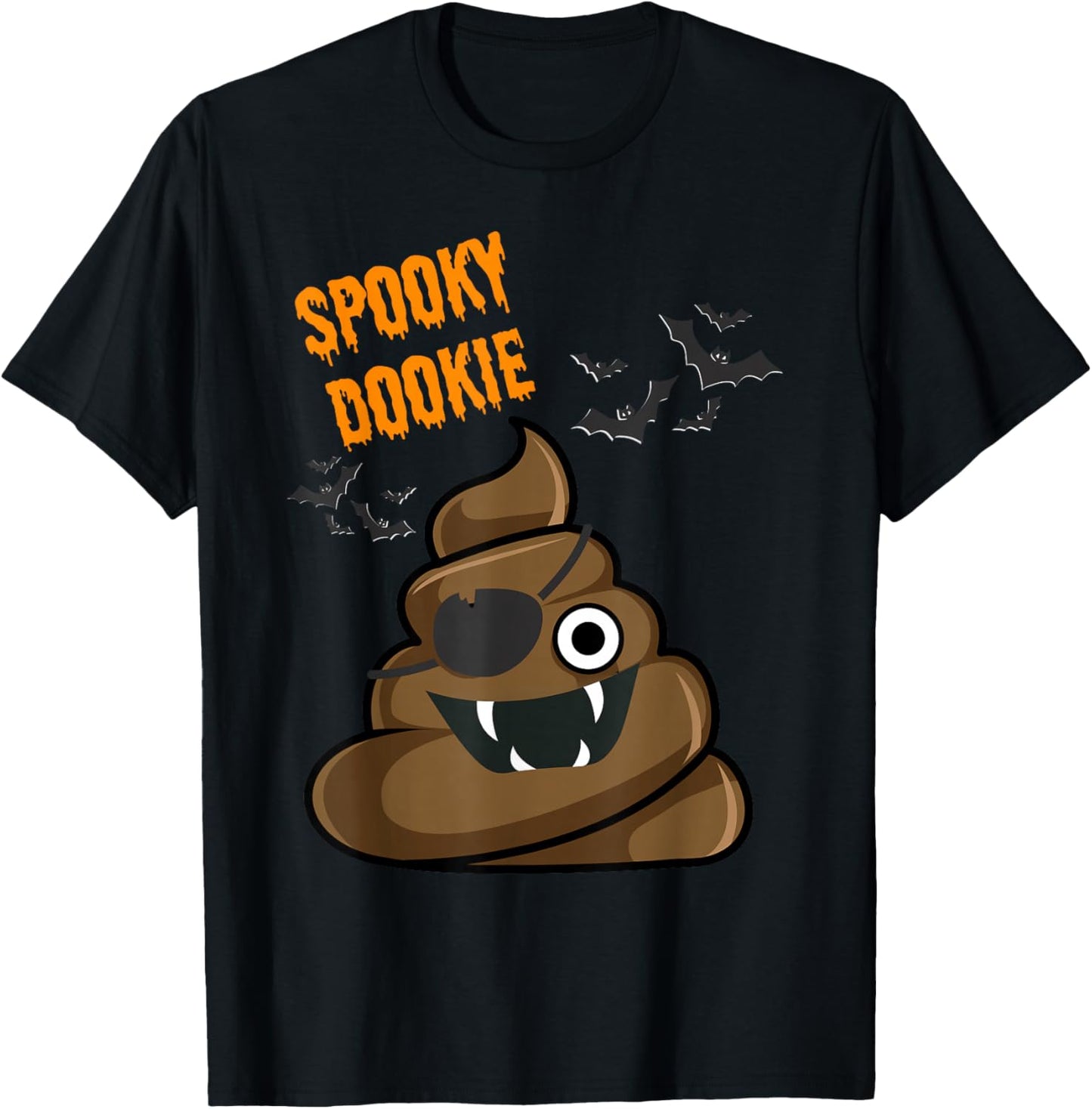 Funny Spooky Dookie Halloween Costume Women Kids T-Shirt - T-Shirt | Black