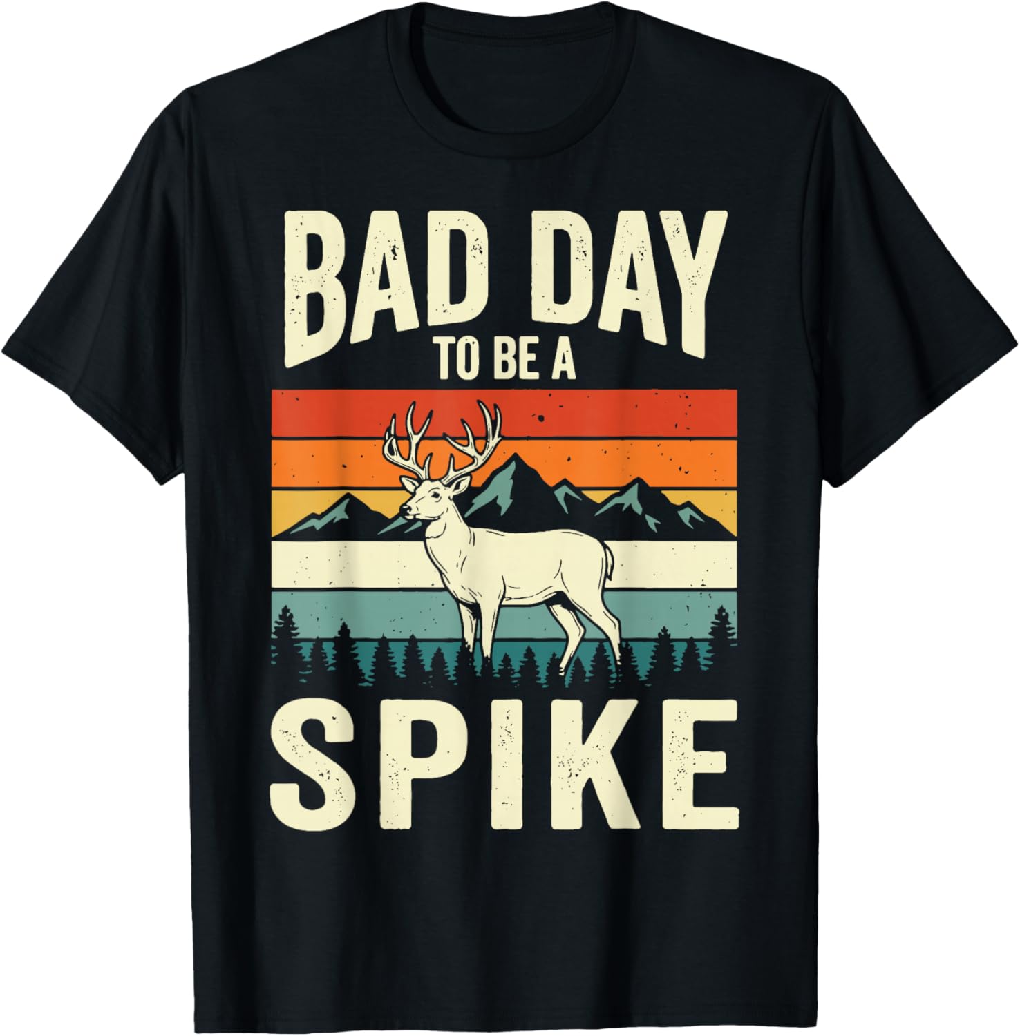 Bad Day to Be A Spike T-Shirt - T-Shirt | Black