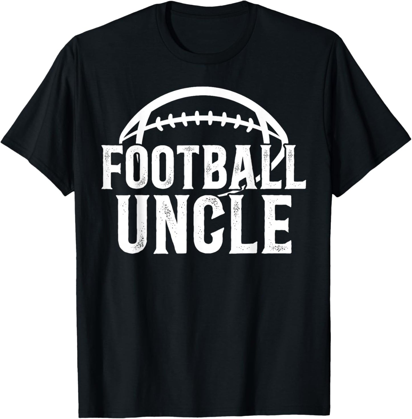 Football Uncle Of A Football Player Uncle T-Shirt - T-Shirt | Black