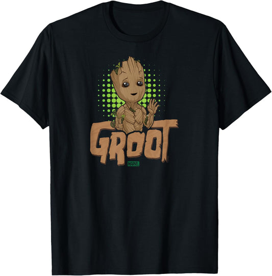 Guardians of The Galaxy - Baby Groot T-Shirt - T-Shirt | Black